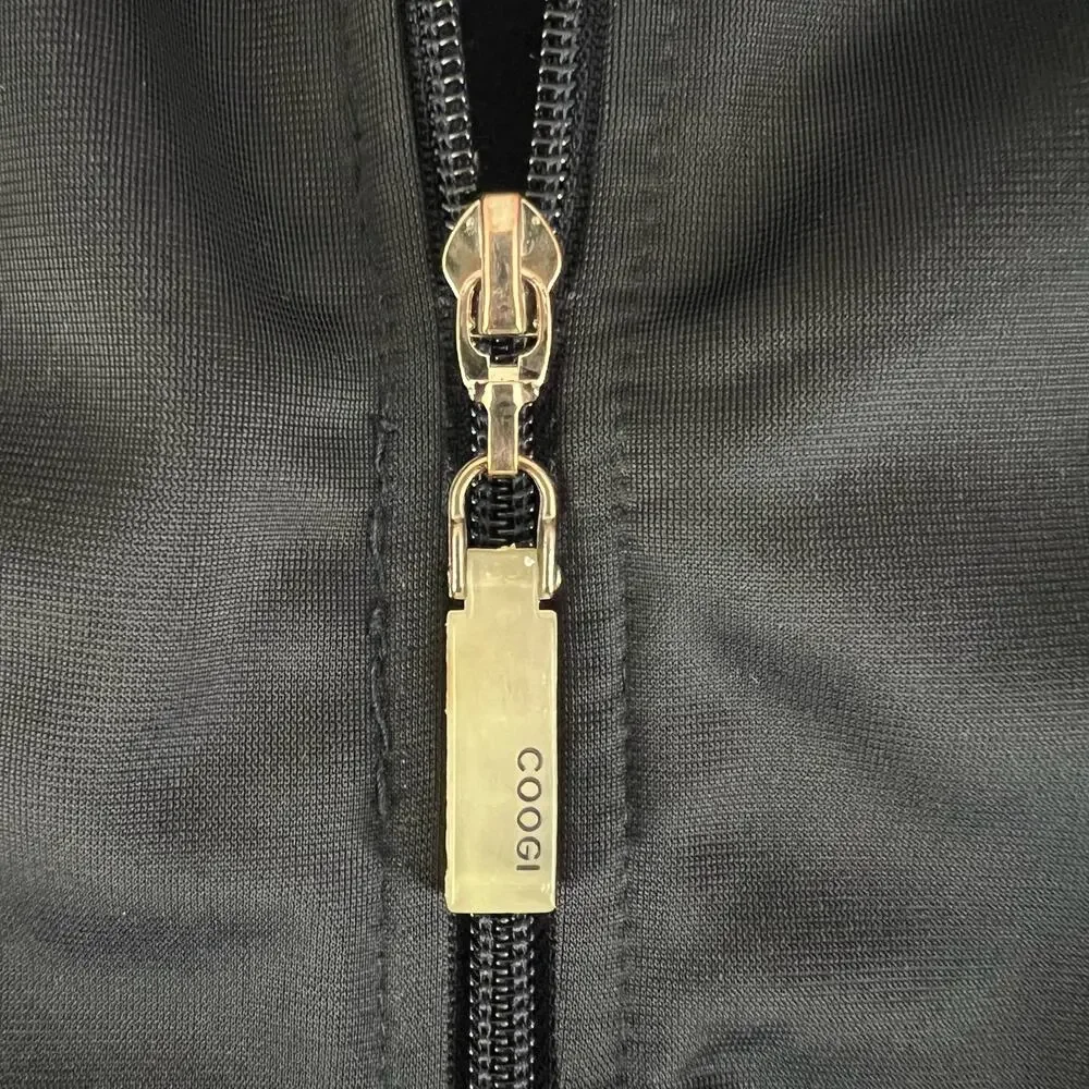 Vintage Coogi Heritage Track Jacket 3XL Big Logo Hip Hop Y2K Rasta Stripe Zip Up - Picture 7 of 15